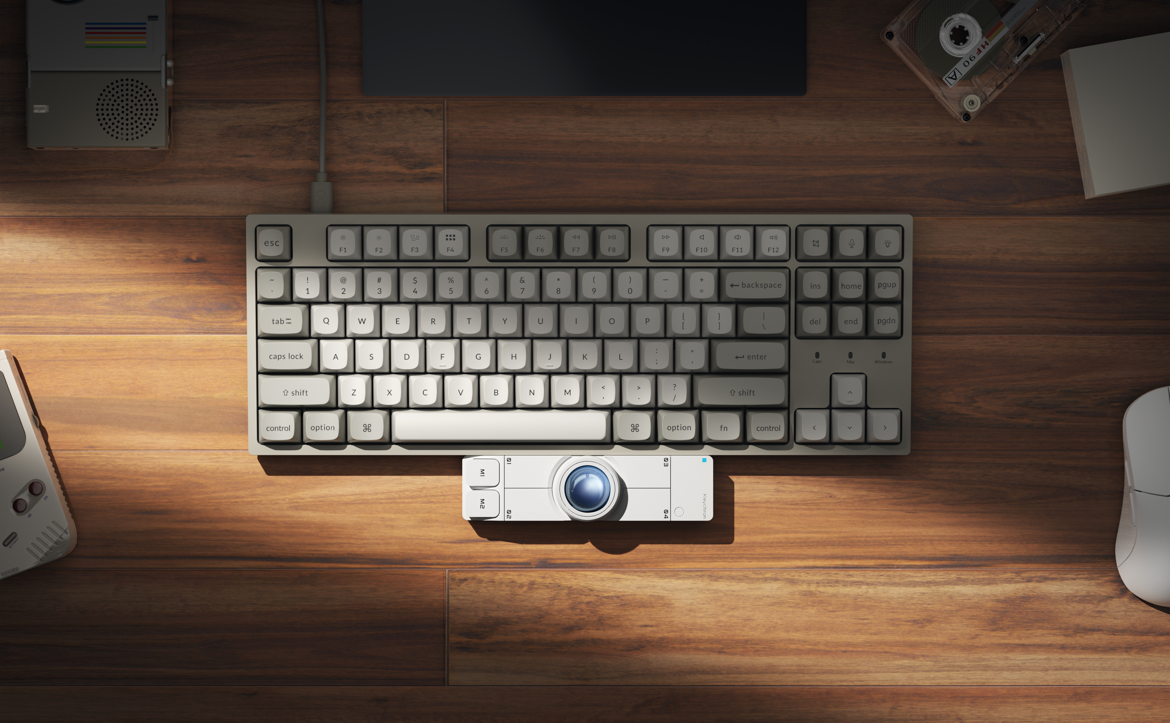 キーボードに添えるだけ。ホームポジションの常識を変えるトラック