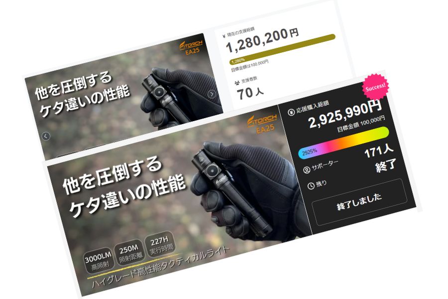 圧倒的な明るさと性能！アウトドアから防災の備えに、超高性能