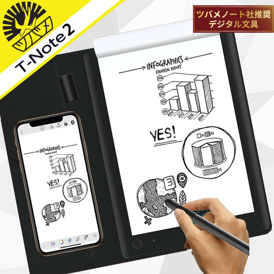 ツバメノート推奨電子文具】☆紙メモを一瞬でデジタル化☆PC/スマホと