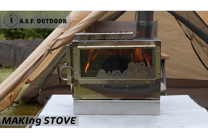 調理もしっかりできる「中型薪ストーブ」MAKIng STOVE ｜ 一緒に買うと