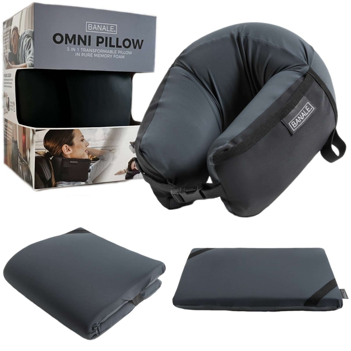 BANALE(バナーレ) OMNI PILLOW オムニピロー ３in１ 携帯枕 ネック 