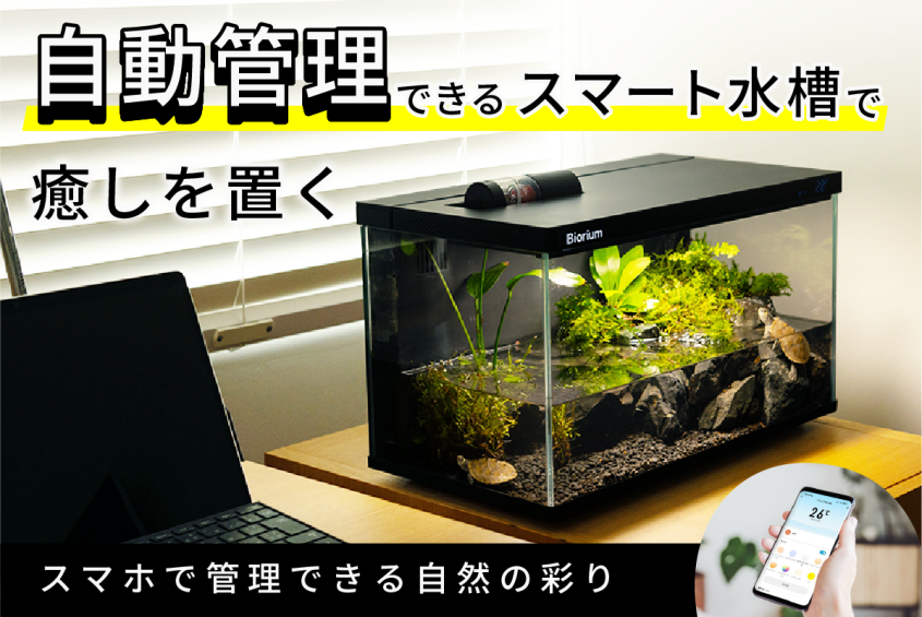 Biorium｜はじめての一台に。大人のスマート水槽 ｜ 一緒に買うと